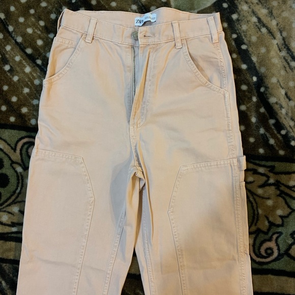 Zara Pink Cargo Pants - Picture 4 of 6